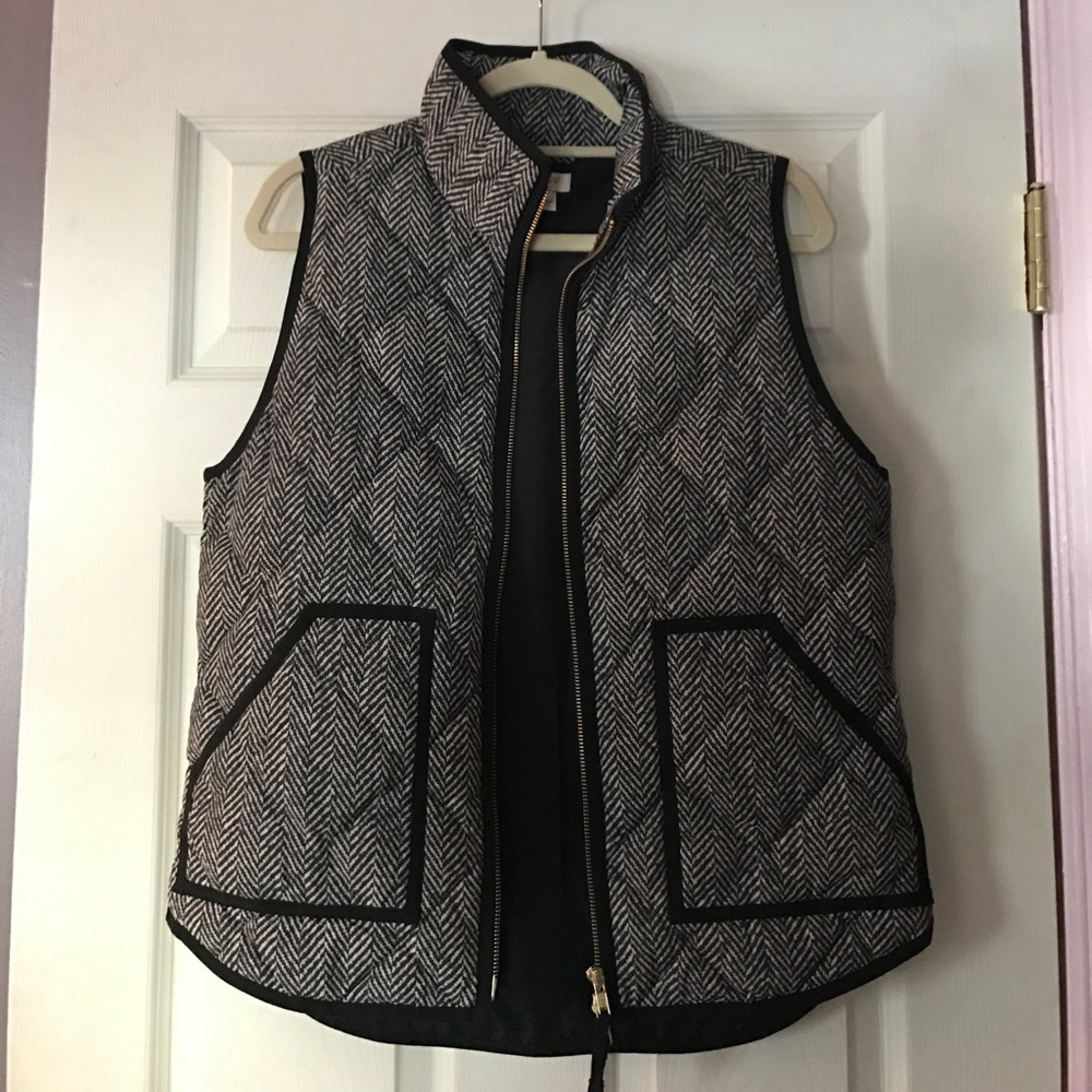 Herringbone J Crew vest